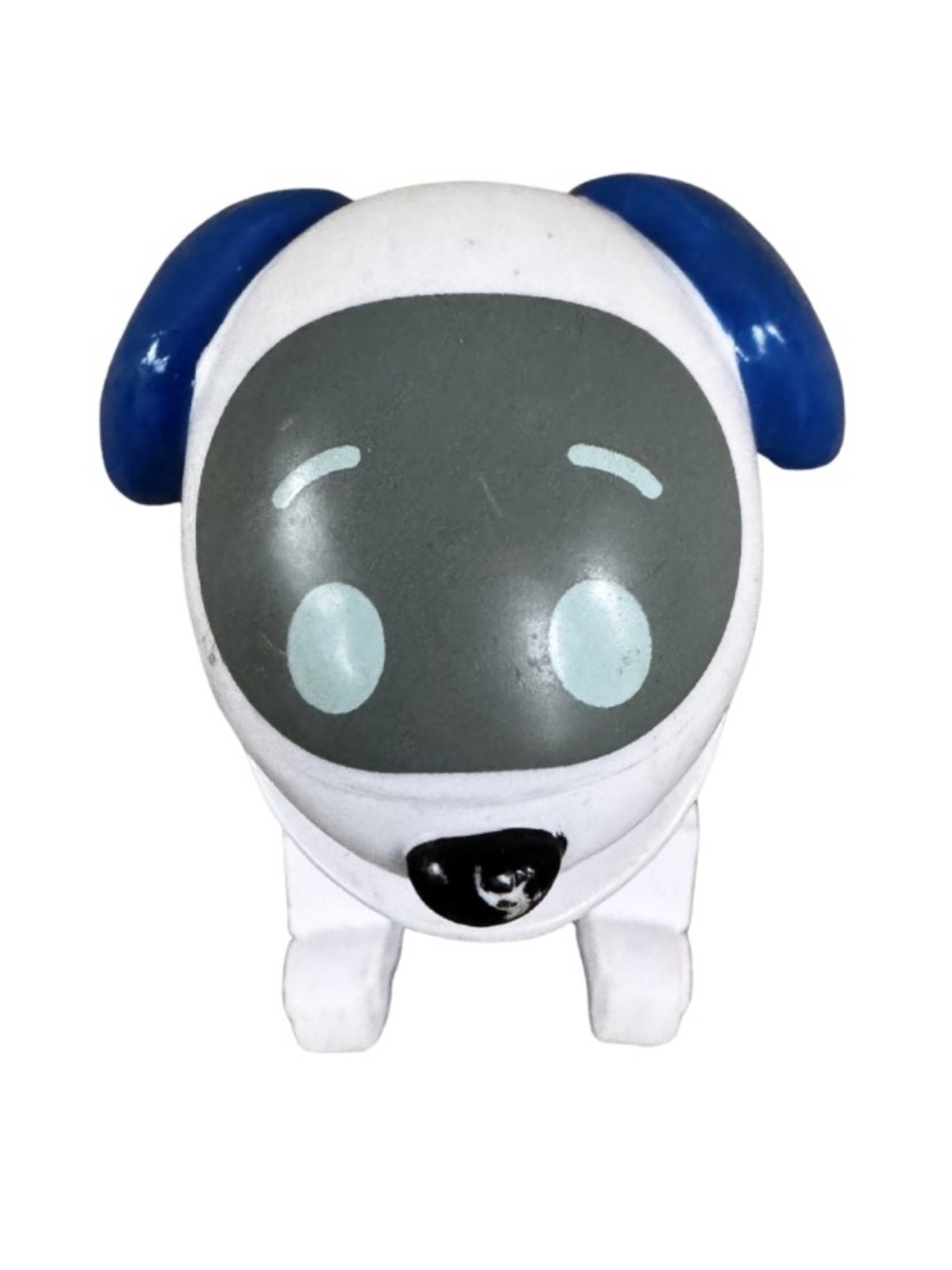 Paw Patrol Robo Dog Mission 2" Figure Robot Sitting White Blue Pup